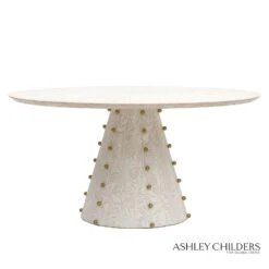 Global Views Spheres Dining Table By Ashley Childers -Grayson-Living 66330