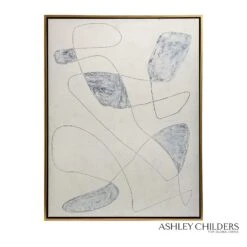 Global Views Scratch Loops Framed Art By Ashley Childers