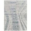 Feizy Brighton 69CGF Modern Abstract In Ivory/Blue/Gray