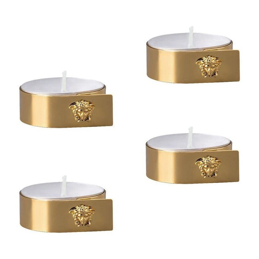 Versace Medusa Tea Light - Set Of 4 3 Versace Medusa Tea Light - Set Of 4 - Image 3