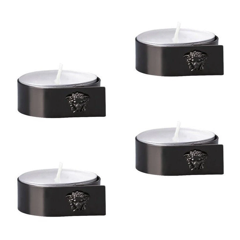 Versace Medusa Tea Light - Set Of 4 2 Versace Medusa Tea Light - Set Of 4 - Image 2