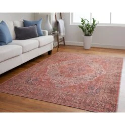 Feizy Rawlins 39HNF Transitional Medallion In Red/Tan/Pink 12 Feizy Rawlins 39HNF Transitional Medallion In Red/Tan/Pink -Grayson-Living 6a20845e6634e327ef917b50bb2f88337d11621d