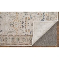 Feizy Pasha 39M4F Transitional Ikat In Ivory/Blue/Red -Grayson-Living 718a3d86ba2626a4b38a7d5ec6350e3fcebdc904