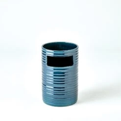Global Views Cut Out Vase - Dark Blue -Grayson-Living 72008