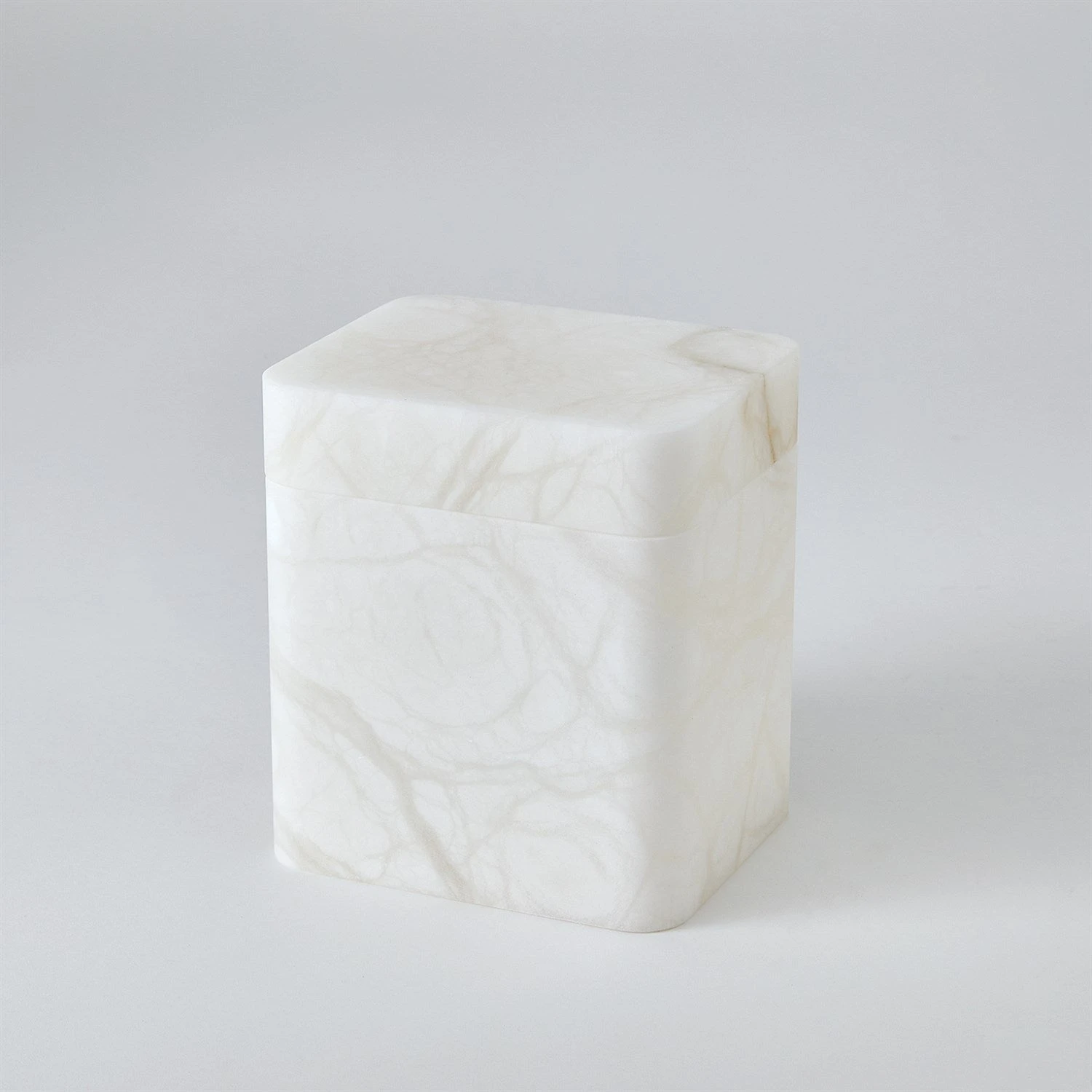 Global Views Raggio Alabaster Box - White 11 Global Views Raggio Alabaster Box - White - Image 11