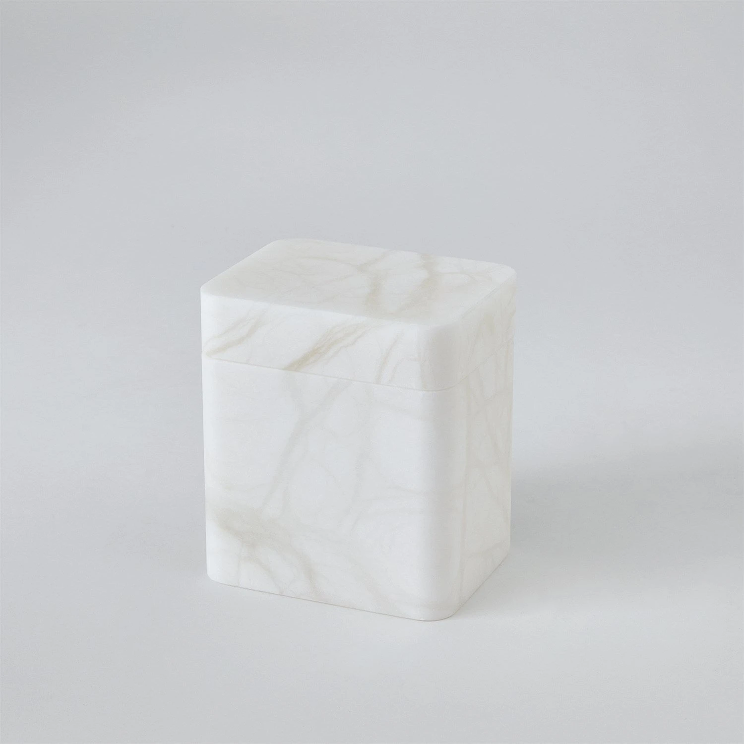 Global Views Raggio Alabaster Box - White 13 Global Views Raggio Alabaster Box - White - Image 13