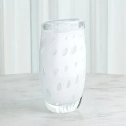 Global Views Netted Bowl & Vase - White -Grayson-Living 72856
