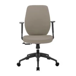 Euro Style Filip Low Back Office Chair -Grayson-Living 73002 LTGRY 01 PS