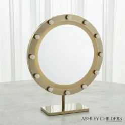 Global Views Quartz Vanity Mirror By Ashley Childers -Grayson-Living 73048