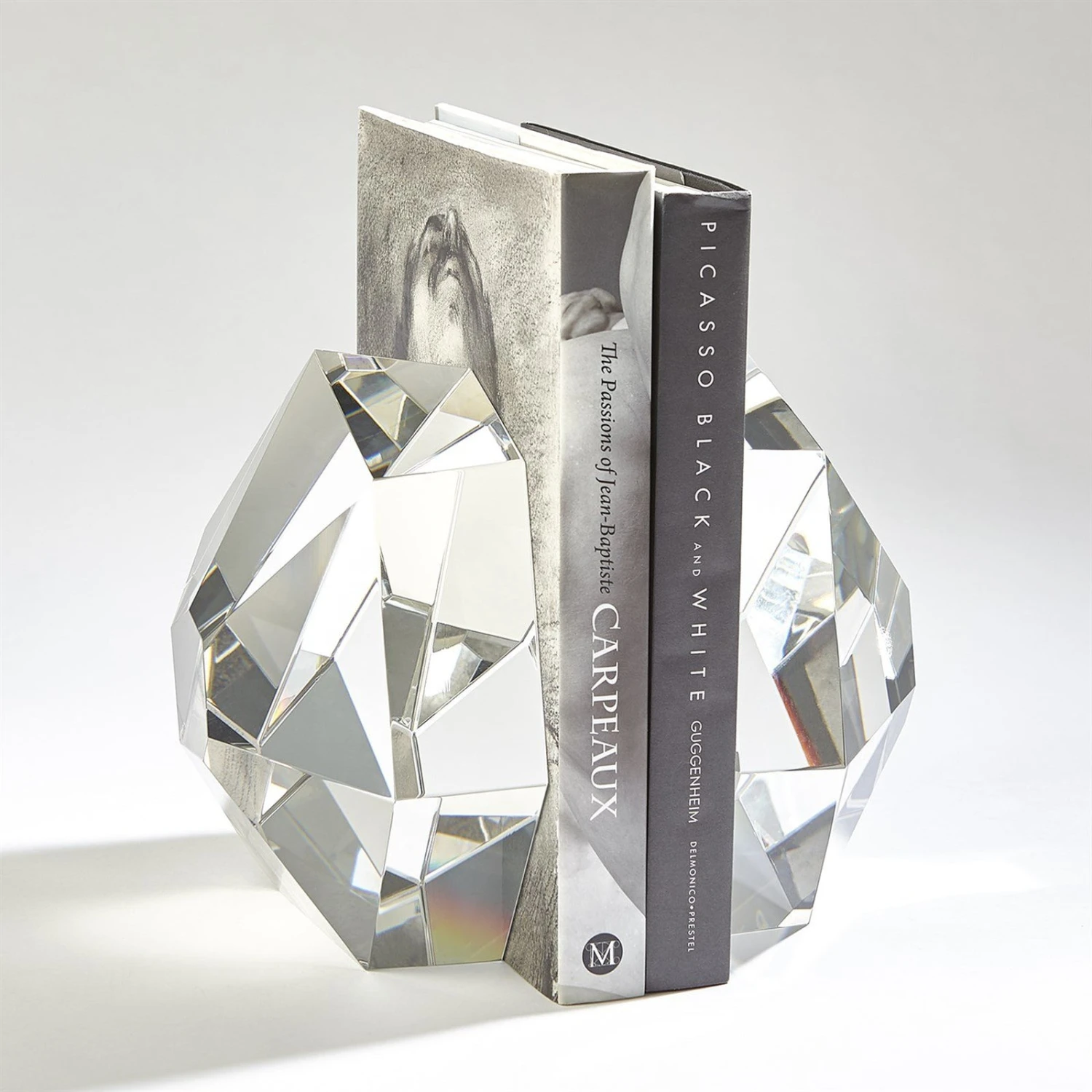 Global Views S/2 Crystal Bookends 4 Global Views S/2 Crystal Bookends - Image 4