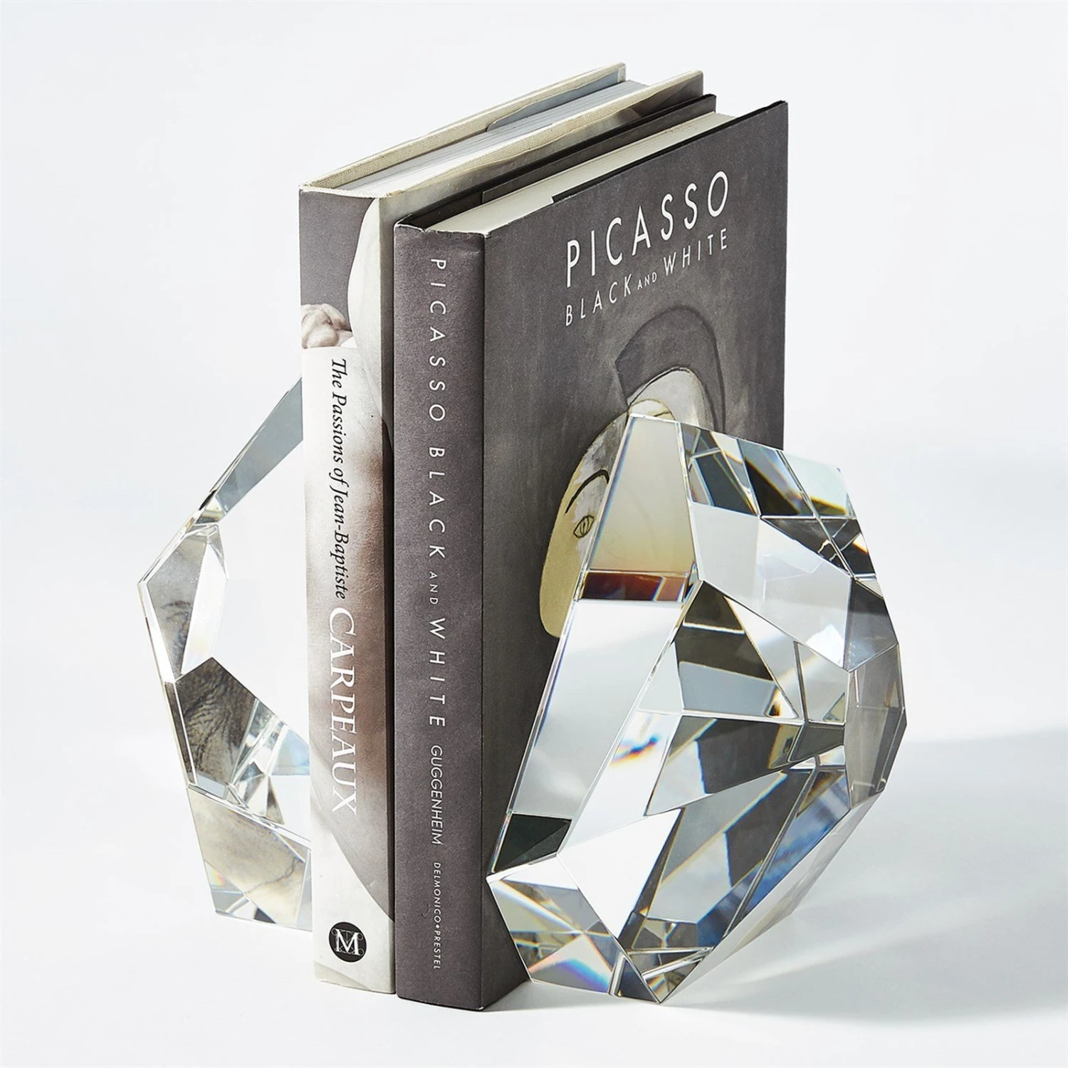 Global Views S/2 Crystal Bookends 6 Global Views S/2 Crystal Bookends - Image 6