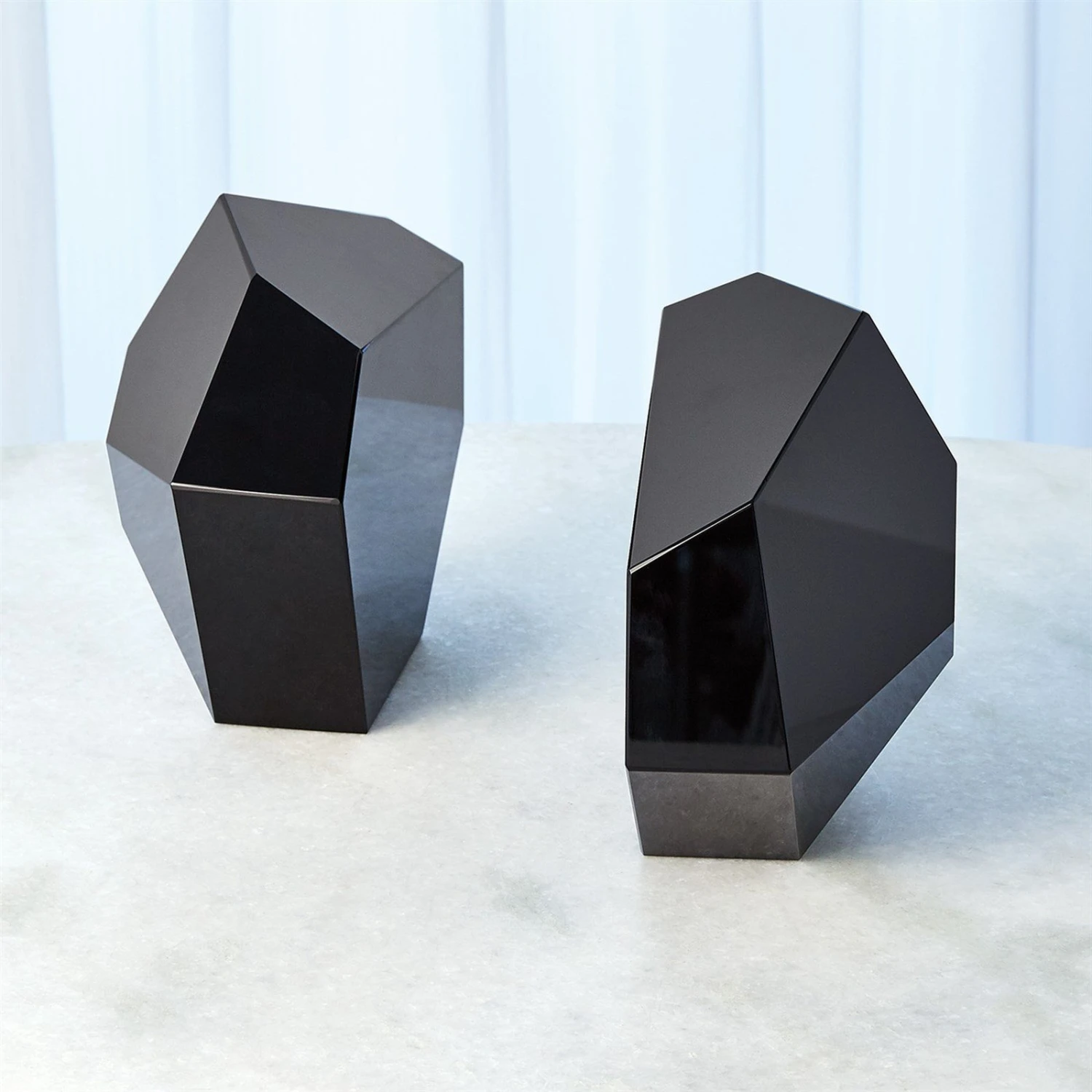 Global Views S/2 Crystal Bookends 10 Global Views S/2 Crystal Bookends - Image 10
