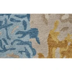 Feizy Everley 8646F Modern Abstract In Ivory/Yellow/Blue -Grayson-Living 8208df9e 367e 4bb0 a12c ec0f517717d8