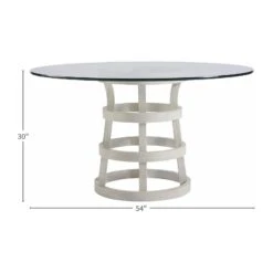 Universal Furniture Coastal Living Round Dining Table With Glass Top 19 Universal Furniture Coastal Living Round Dining Table With Glass Top -Grayson-Living 833656A DIM