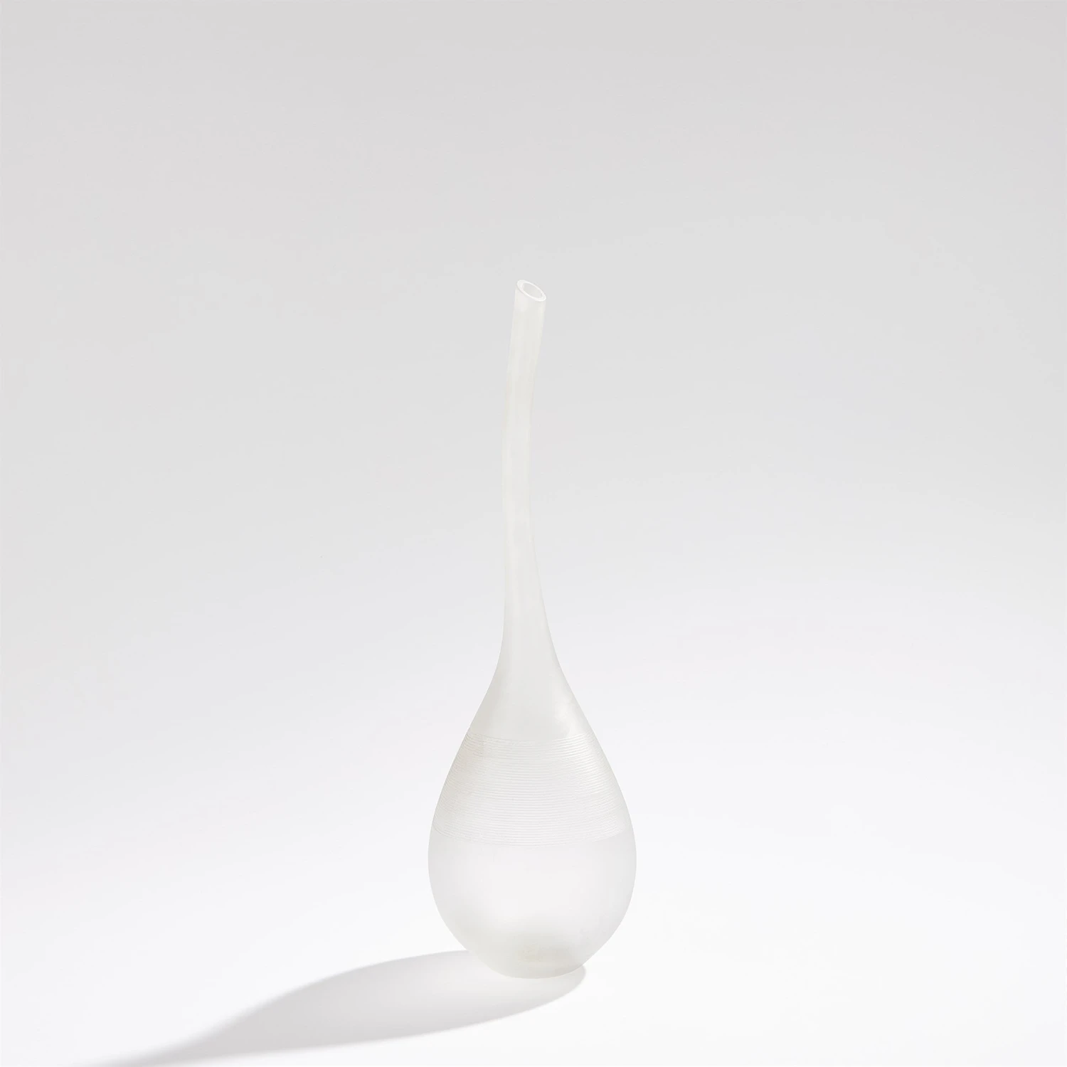 Global Views Curvature Bottle White 2 Global Views Curvature Bottle White - Image 2