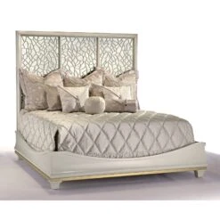 Maitland Smith Bolero Panel Bed - King (Bol11W) DSC