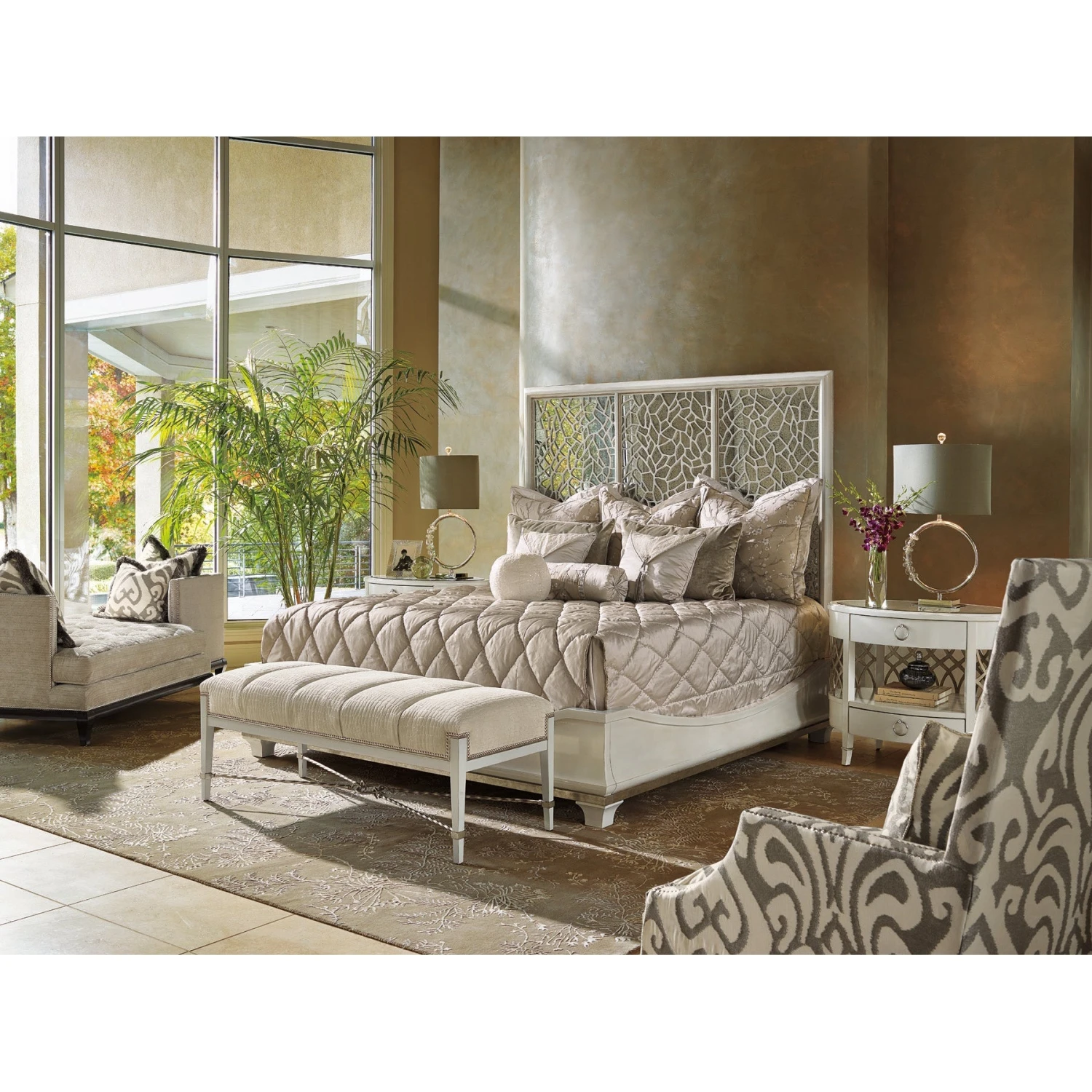 Maitland Smith Bolero Panel Bed - King (Bol11W) DSC 2 Maitland Smith Bolero Panel Bed - King (Bol11W) DSC - Image 2