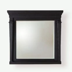 Global Views Josephine Mirror-Blackened Oak