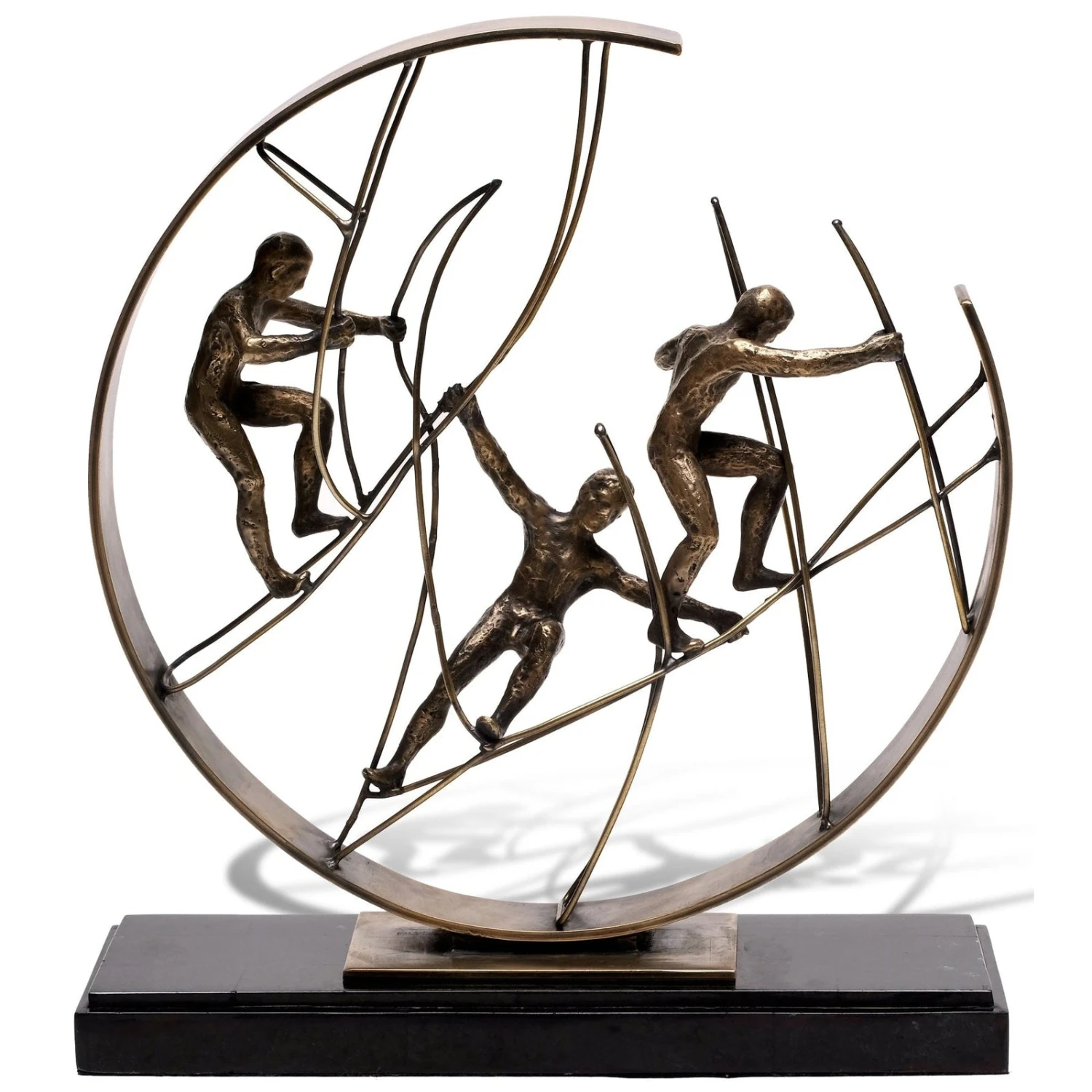 Maitland Smith Dynamic Climbers Sculpture (SH41-090716) 1 Maitland Smith Dynamic Climbers Sculpture (SH41-090716)