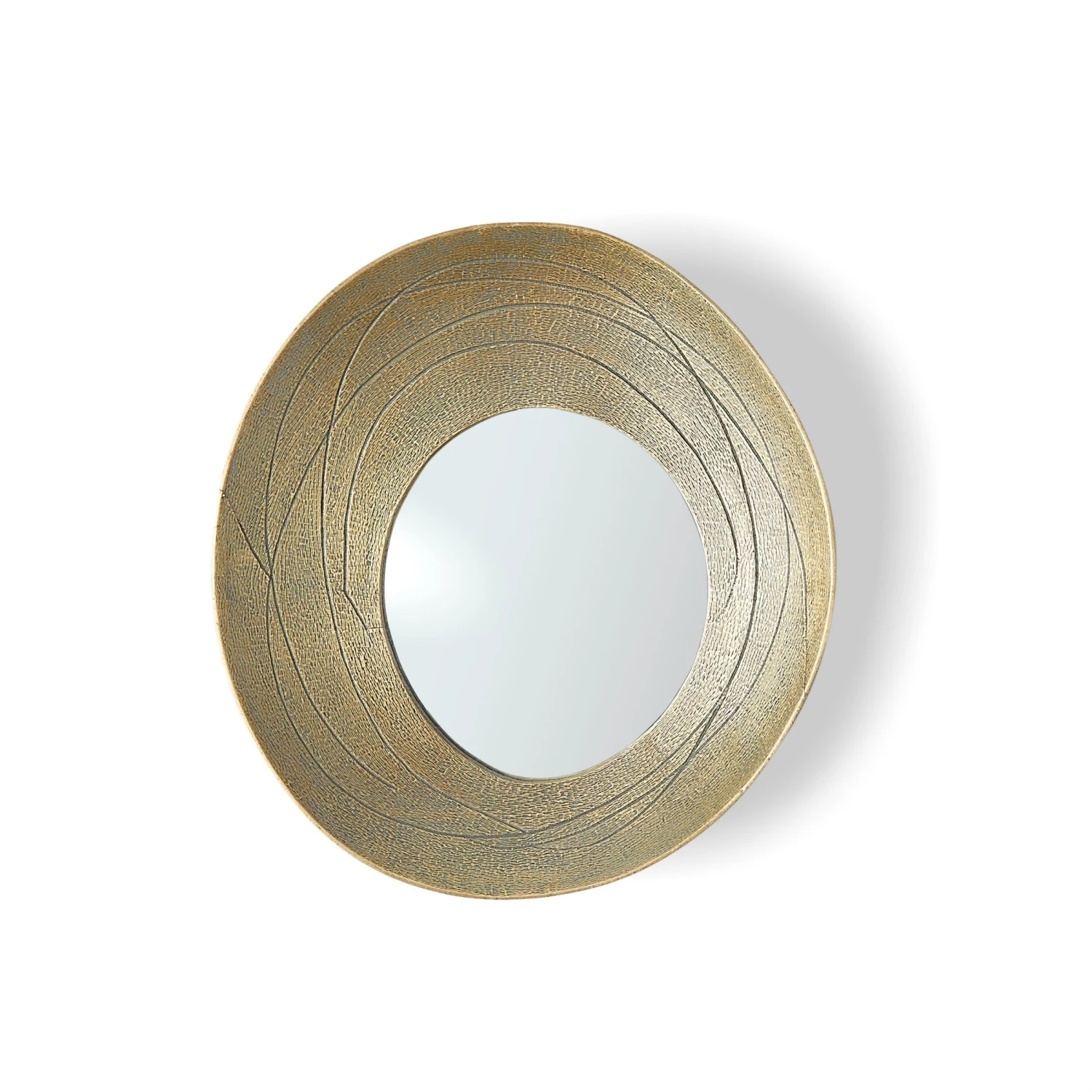 Global Views Saturn Mirror-Antique Gold-Sm 1 Global Views Saturn Mirror-Antique Gold-Sm
