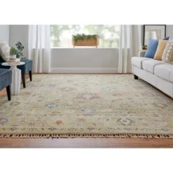 Feizy Fillmore 69CJF Transitional Floral & Botanical In Brown/Tan/Blue -Grayson-Living 8cde061649a8a69d7b86ed1ceca0b3b0f30e5b30