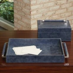 Global Views Double Handle Serving Tray -Grayson-Living 9.92600 4