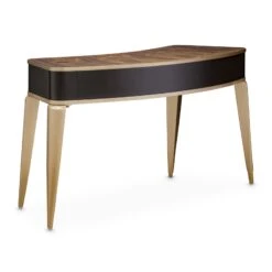 Michael Amini Malibu Crest Crotch Mahogany Vanity/Writing Desk -Grayson-Living 9007058 411 3
