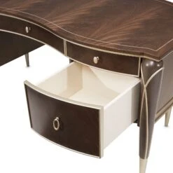 Michael Amini Villa Cherie Hazelnut Desk 35 Michael Amini Villa Cherie Hazelnut Desk -Grayson-Living 9008207 410 11