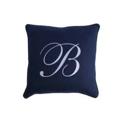 Barclay Butera Upholstery Monogram Signature Pillow