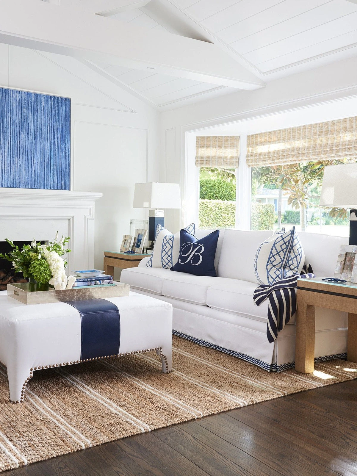 Barclay Butera Upholstery Monogram Signature Pillow 2 Barclay Butera Upholstery Monogram Signature Pillow - Image 2