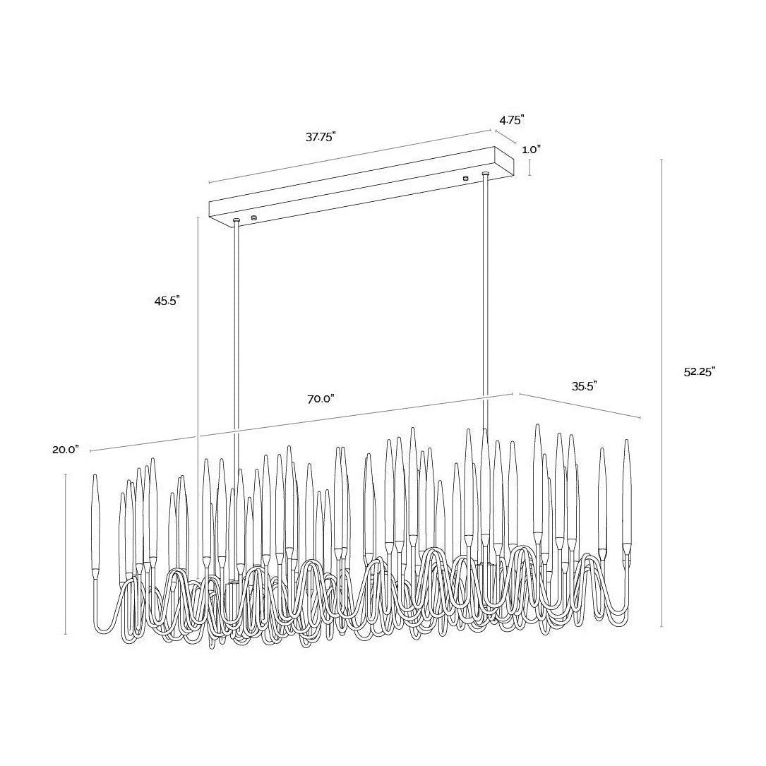 Sunpan Hestia Chandelier 4 Sunpan Hestia Chandelier - Image 4