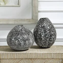 Uttermost Cosmic Black & White Vases - Set Of 2 6 Uttermost Cosmic Black & White Vases - Set Of 2 -Grayson-Living ACC 104422 18097 A BEAUTY ALTERNATE