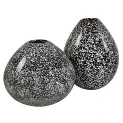 Uttermost Cosmic Black & White Vases - Set Of 2