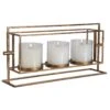 Uttermost Wenman Gold Triple Candleholder