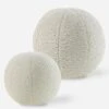 Uttermost Capra Ball Sheepskin Pillows - Set Of 2