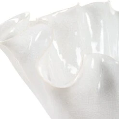 Uttermost Ruffle White Bloom Bowl 9 Uttermost Ruffle White Bloom Bowl -Grayson-Living ACC 104576 18184 A4 DETAIL