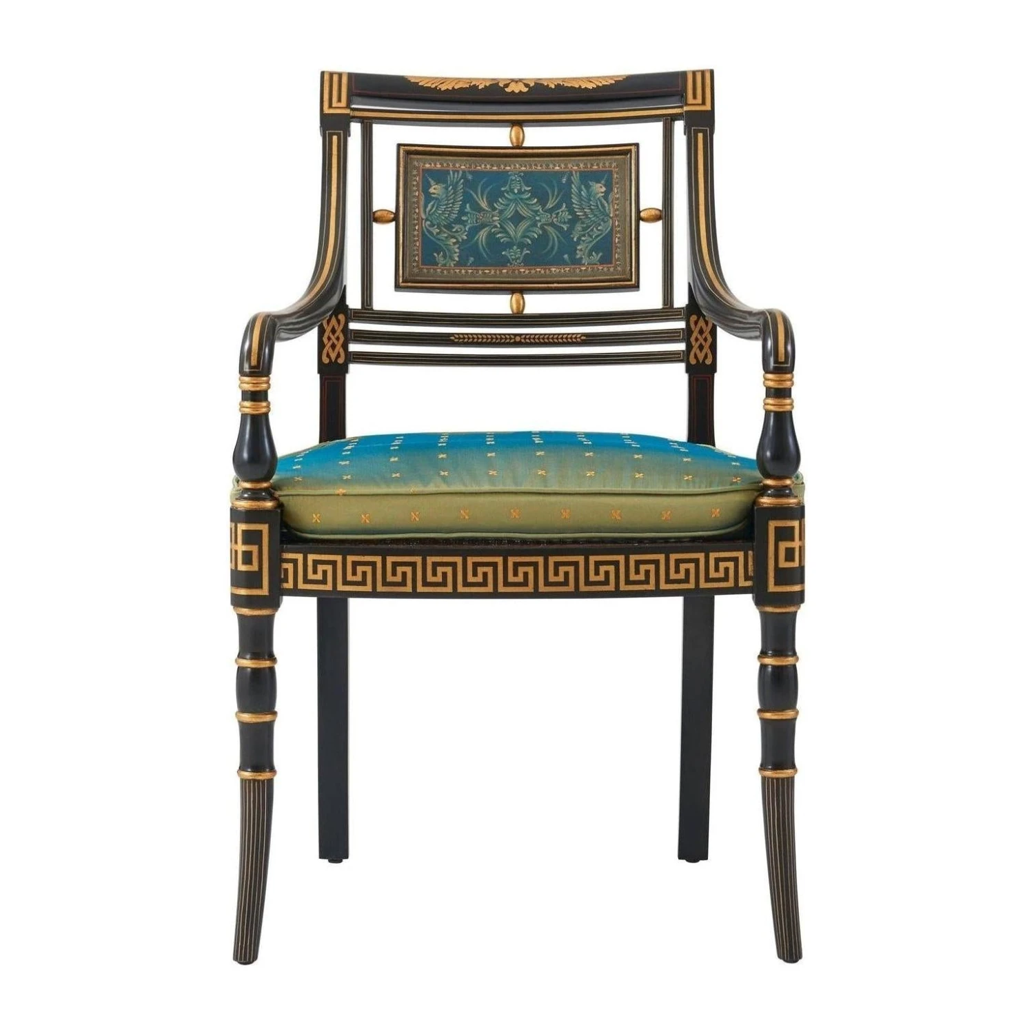 Theodore Alexander Althorp Living History Lavinia's Arm Chair - Set Of 2 2 Theodore Alexander Althorp Living History Lavinia's Arm Chair - Set Of 2 - Image 2