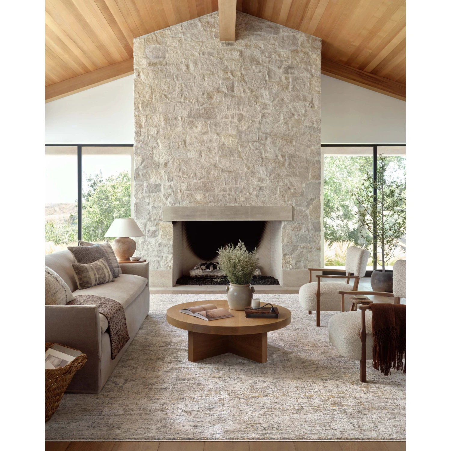 Amber Lewis Alie Gold / Beige Rug DC10 2 Amber Lewis Alie Gold / Beige Rug DC10 - Image 2