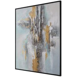 Uttermost Mountain Mist Hand Painted Canvas -Grayson-Living ART 11910 41462 A1 ANGLE