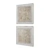 Uttermost Unpredictable Hand Painted Canvases - Set Of 2