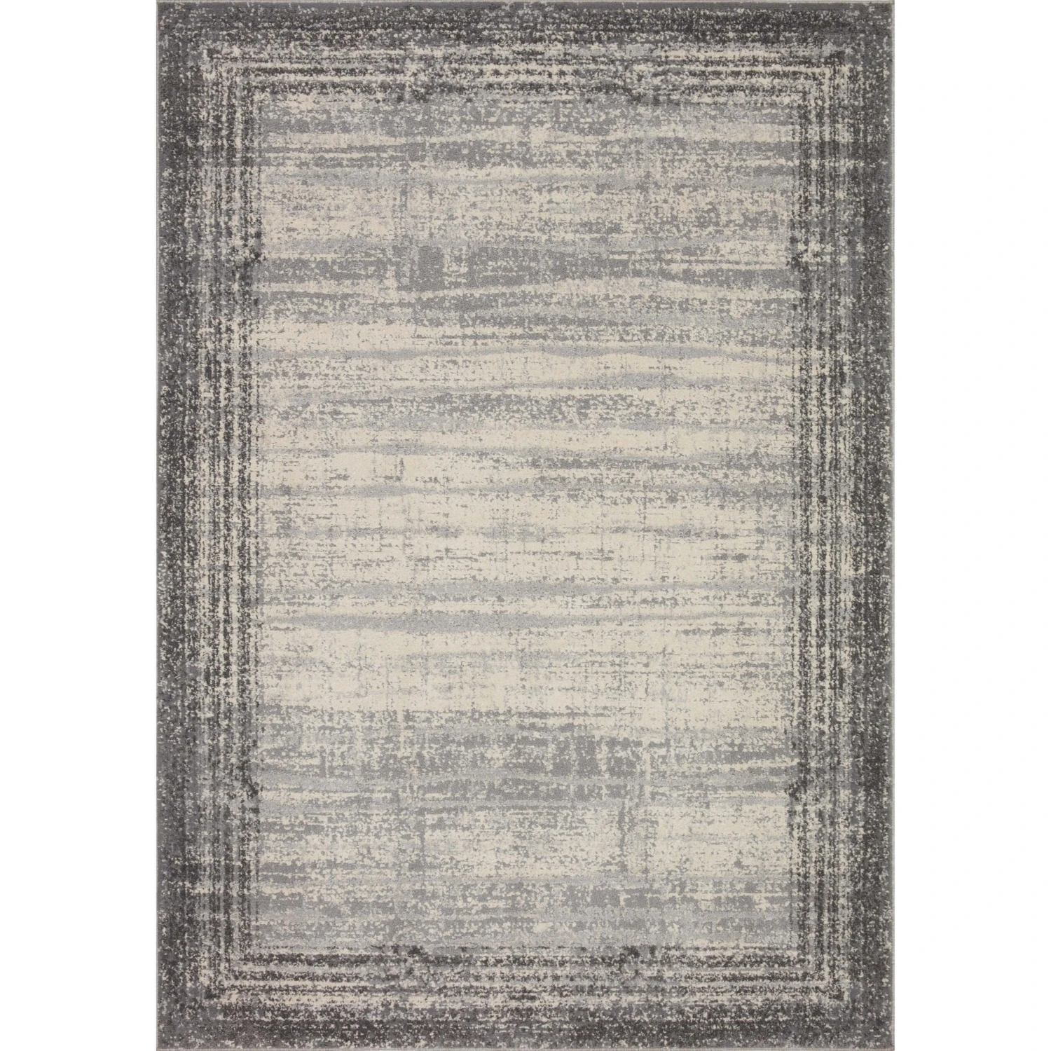 Loloi II Austen AUS-02 Pebble / Charcoal Rug DC10 1 Loloi II Austen AUS-02 Pebble / Charcoal Rug DC10