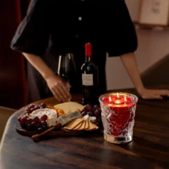 Lalique Merles Et Raisins Crystal Scented Candle -Grayson-Living B14700 Merles Raisins scented candle additional image