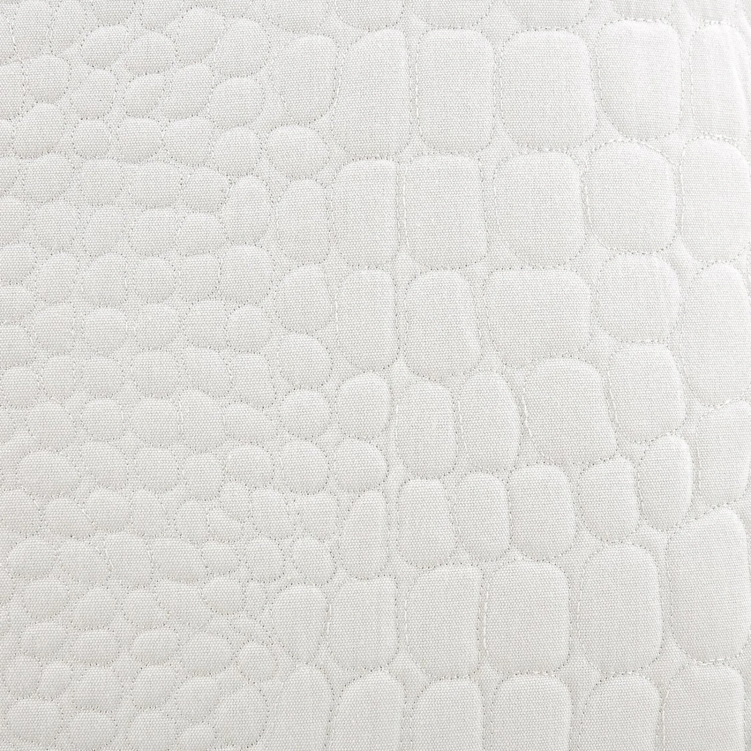 Michael Amini Ashworth 26" Square Euro Sham White Pillow 3 Michael Amini Ashworth 26" Square Euro Sham White Pillow - Image 3