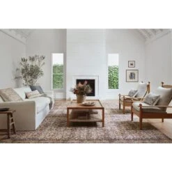 Amber Lewis Billie Ink / Salmon Rug DC10 -Grayson-Living BILLBIL 01IKSM 5