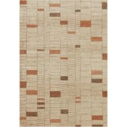 Loloi II Bowery BOW-02 Tangerine / Taupe Rug DC10
