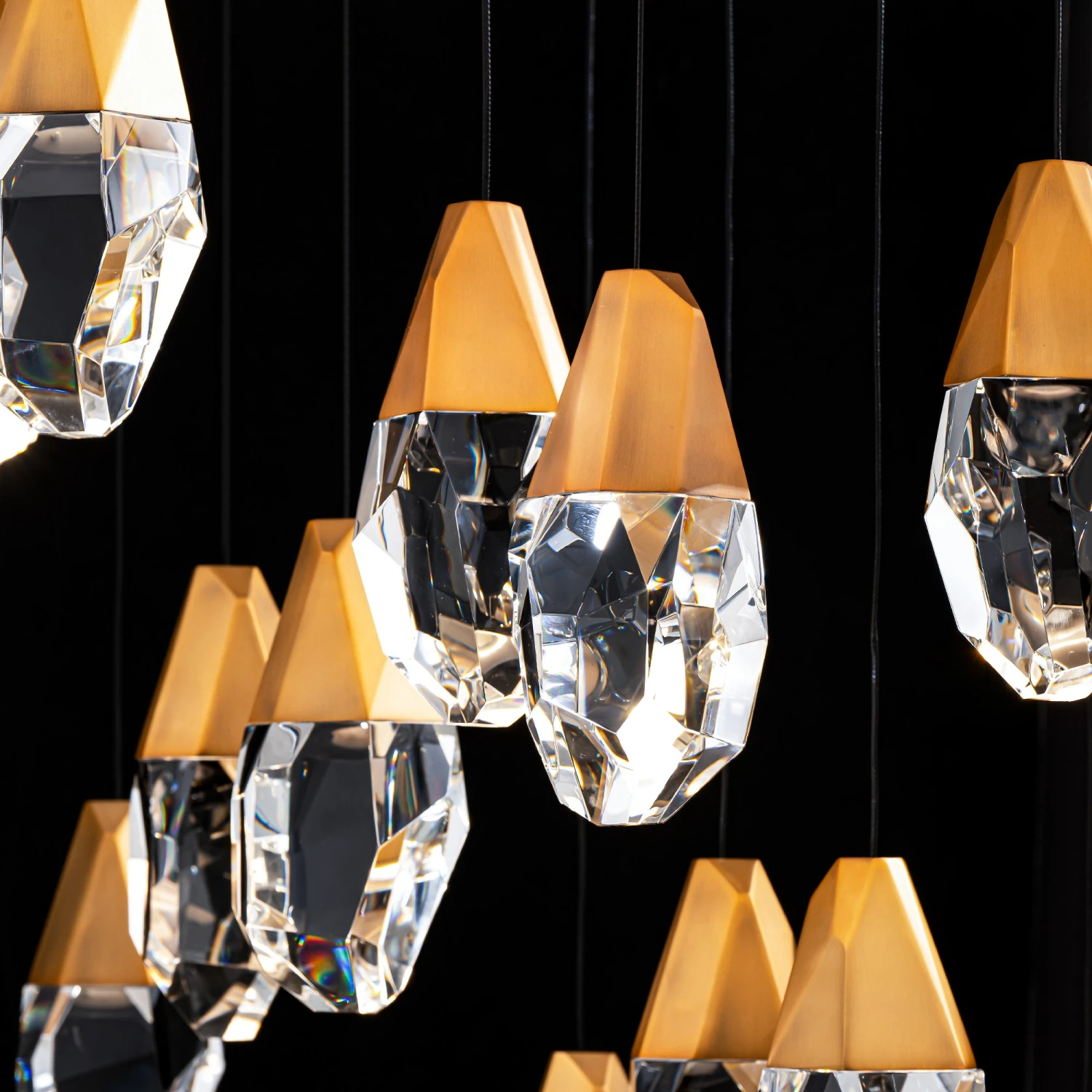 Schonbek Martini BPD20241S Multi-Light Pendant 3 Schonbek Martini BPD20241S Multi-Light Pendant - Image 3