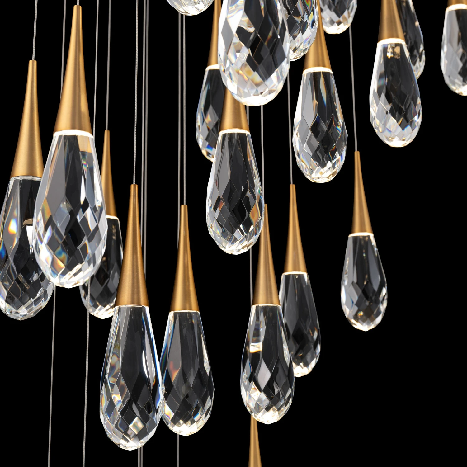 Schonbek Hibiscus BPD21241S Multi-Light Pendant 3 Schonbek Hibiscus BPD21241S Multi-Light Pendant - Image 3