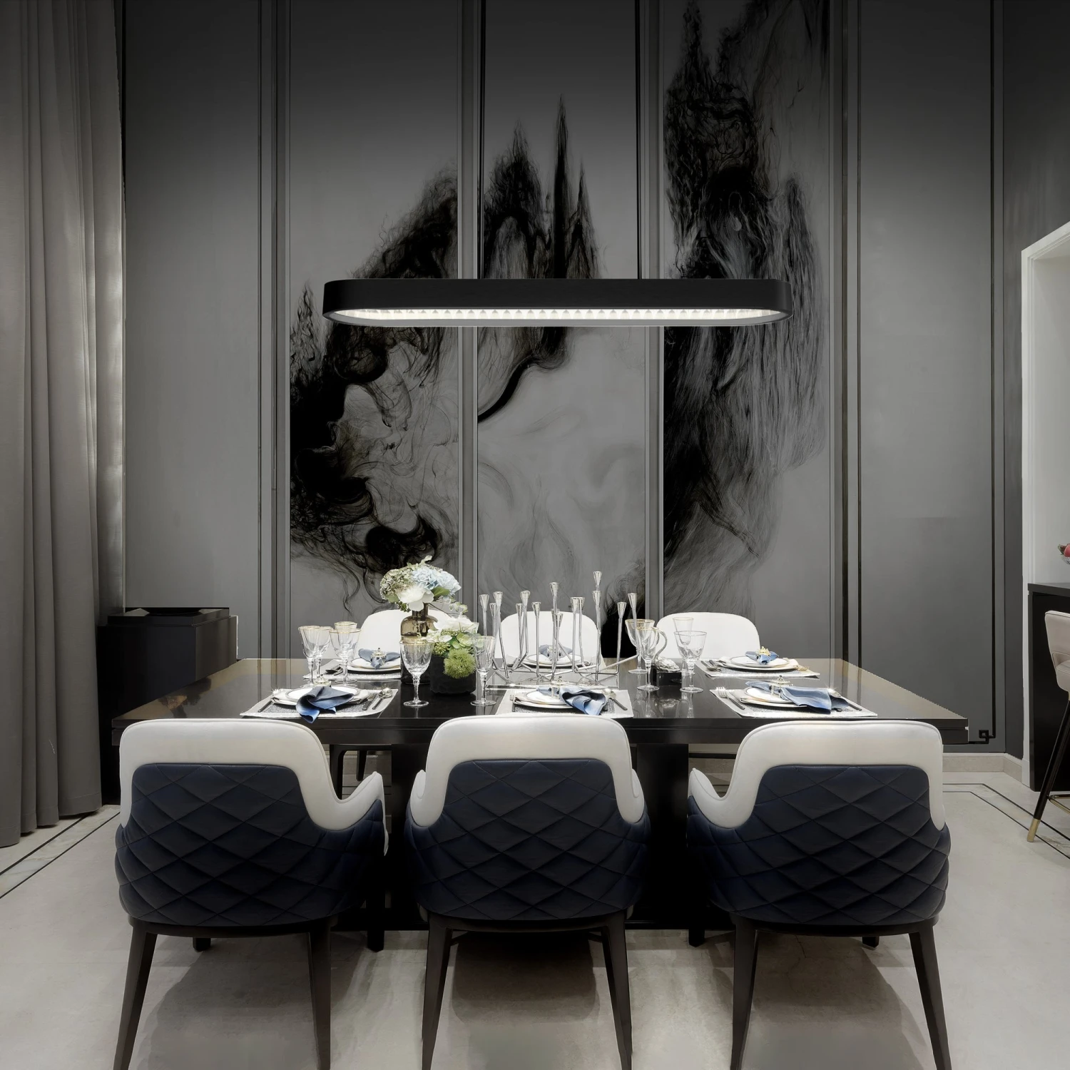 Schonbek Marquis BPD83247 Linear Pendant 4 Schonbek Marquis BPD83247 Linear Pendant - Image 4