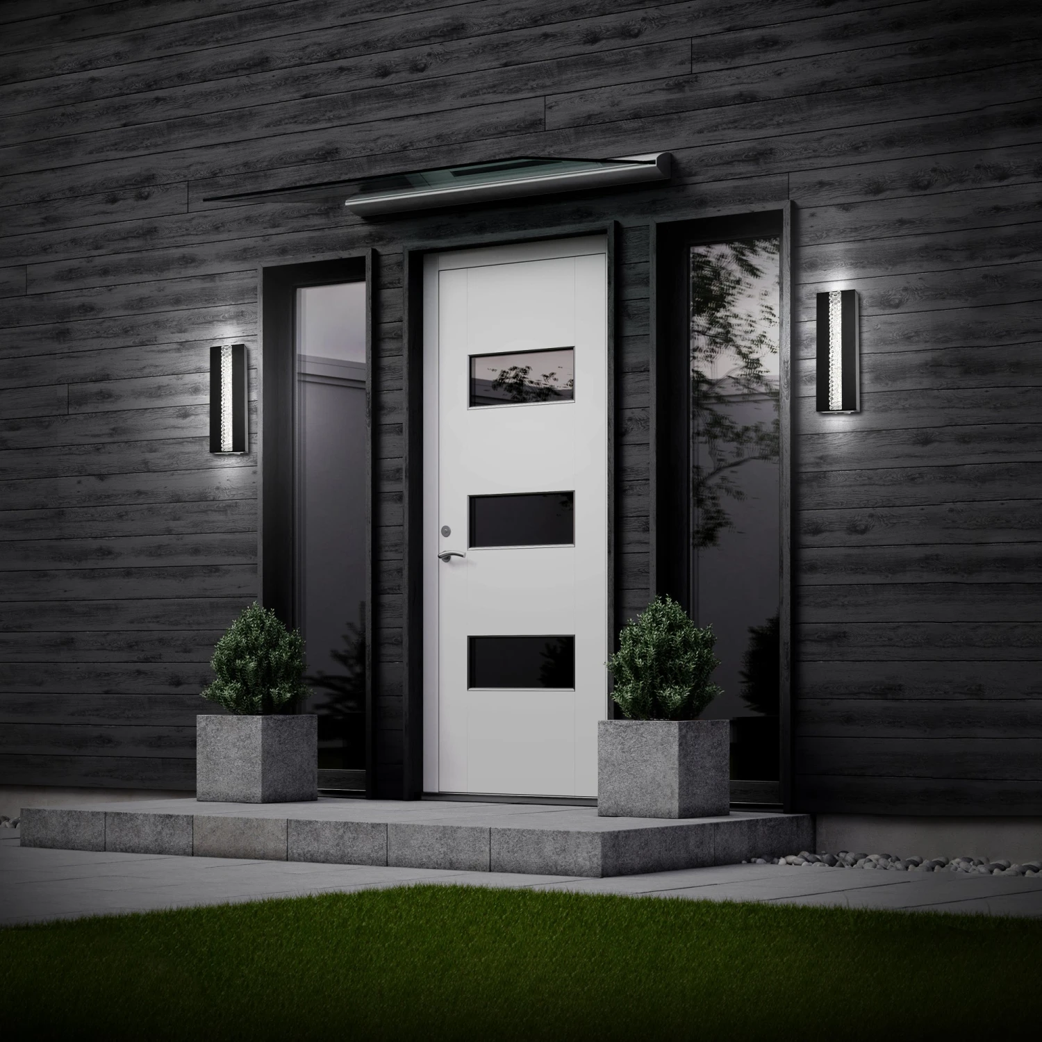 Schonbek Cascade BWSW49318 Outdoor Wall Light 2 Schonbek Cascade BWSW49318 Outdoor Wall Light - Image 2