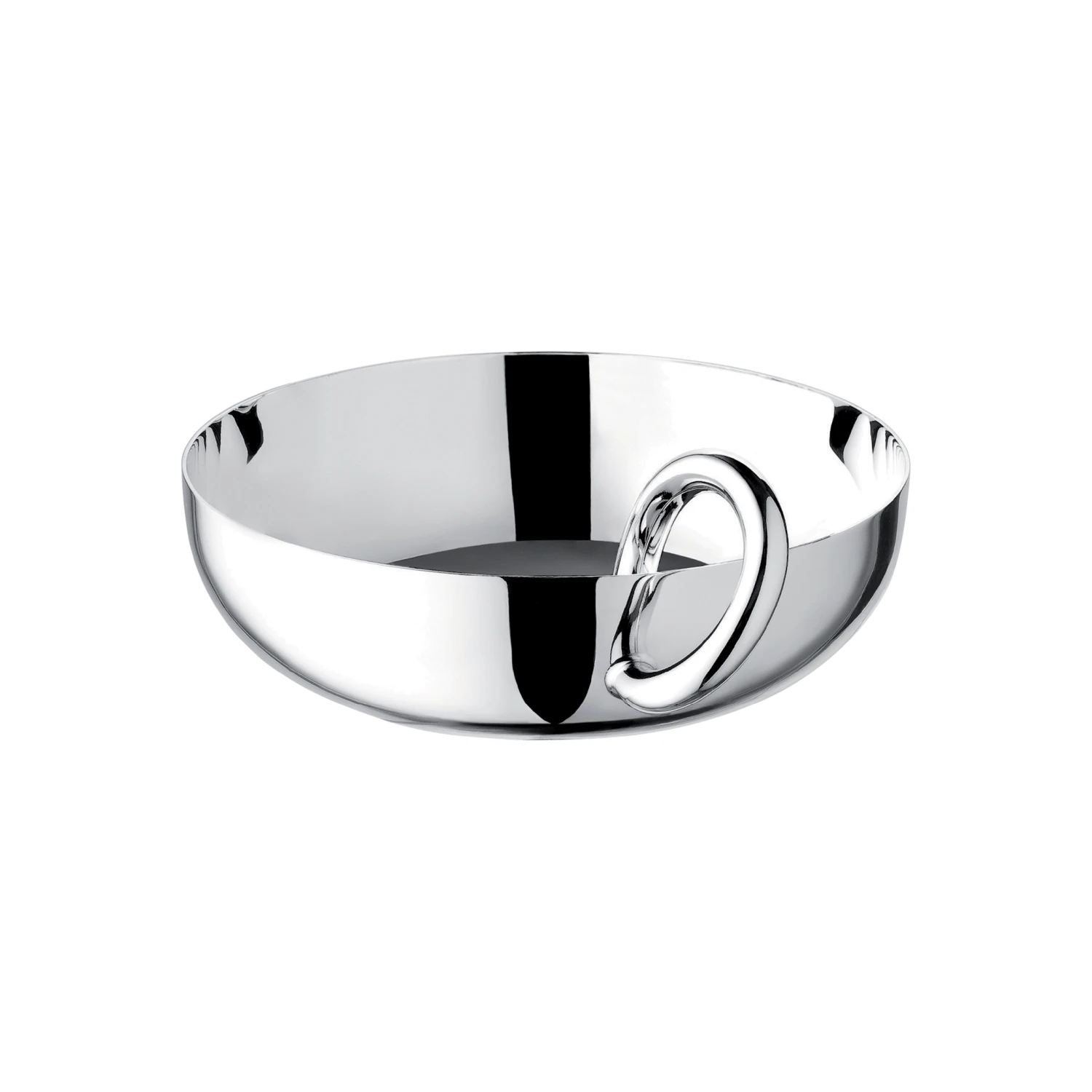 Christofle Vertigo Medium Silver-Plated Snack/Trinket Bangle Bowl 1 Christofle Vertigo Medium Silver-Plated Snack/Trinket Bangle Bowl